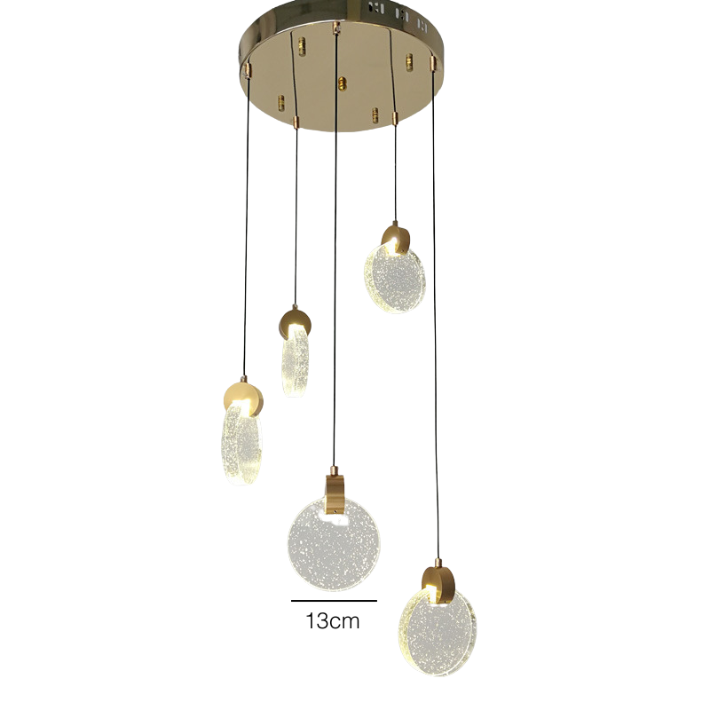 Elysian Crystal Sphere 5-light Cluster Chandelier