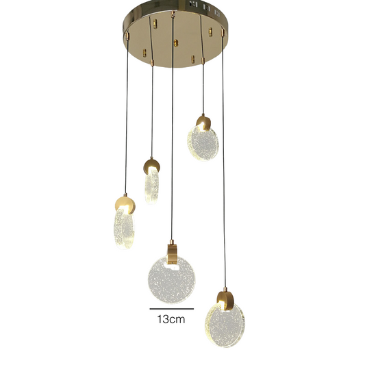 Elysian Crystal Sphere 5-light Cluster Chandelier
