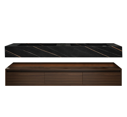 Pecan Bathroom Vanity