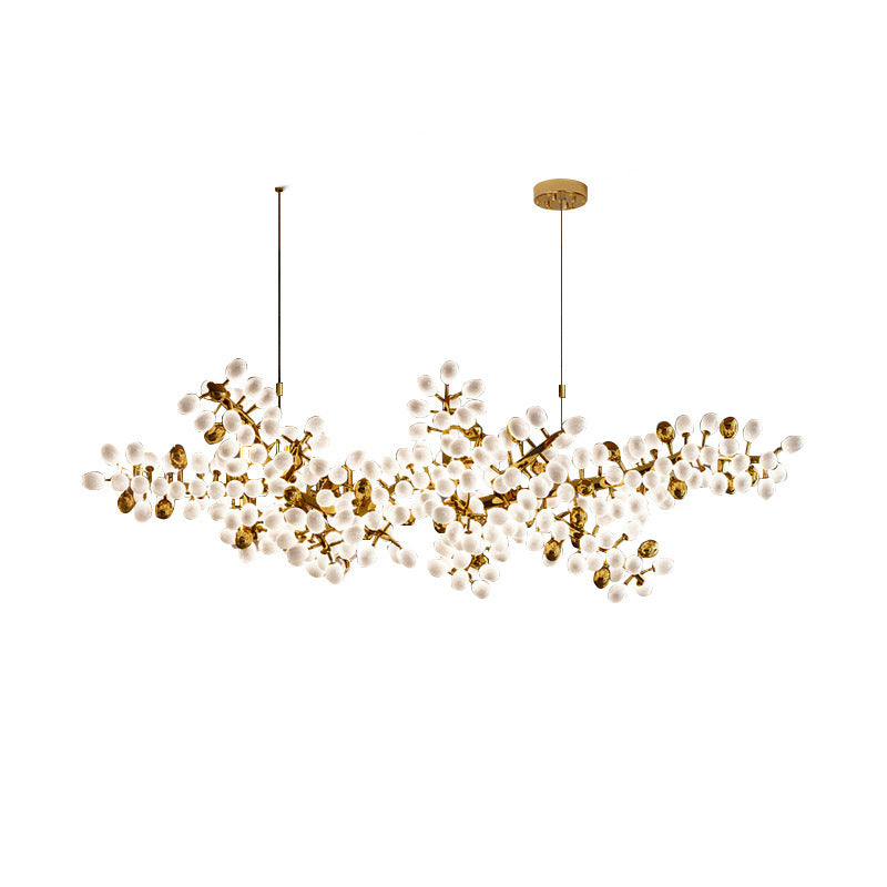 Nordic Textured Glass Chandelier