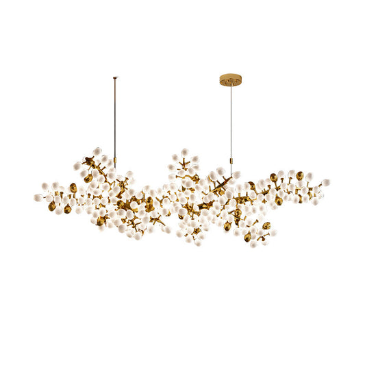 Nordic Textured Glass Chandelier