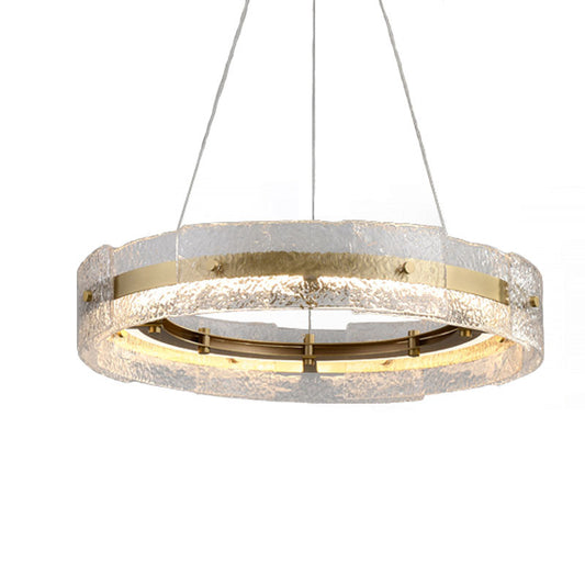 Luxury Water Ripple Glass Chandelier