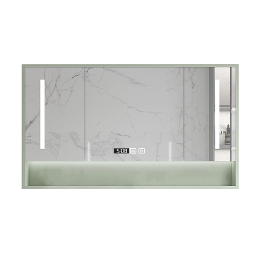Mint Medicine Cabinet with LED Mirror