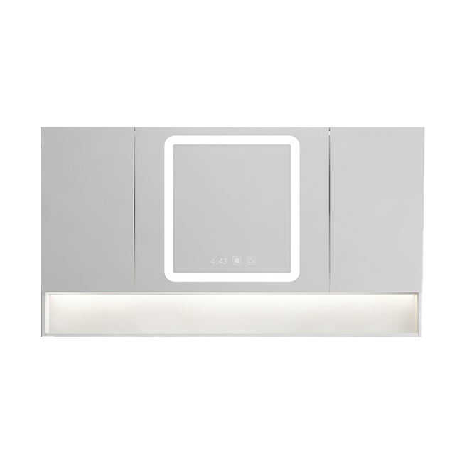 White Medicine Cabinet with LED Mirror