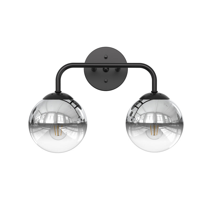 Modern Elegance Black Finish Vanity Light Fixture