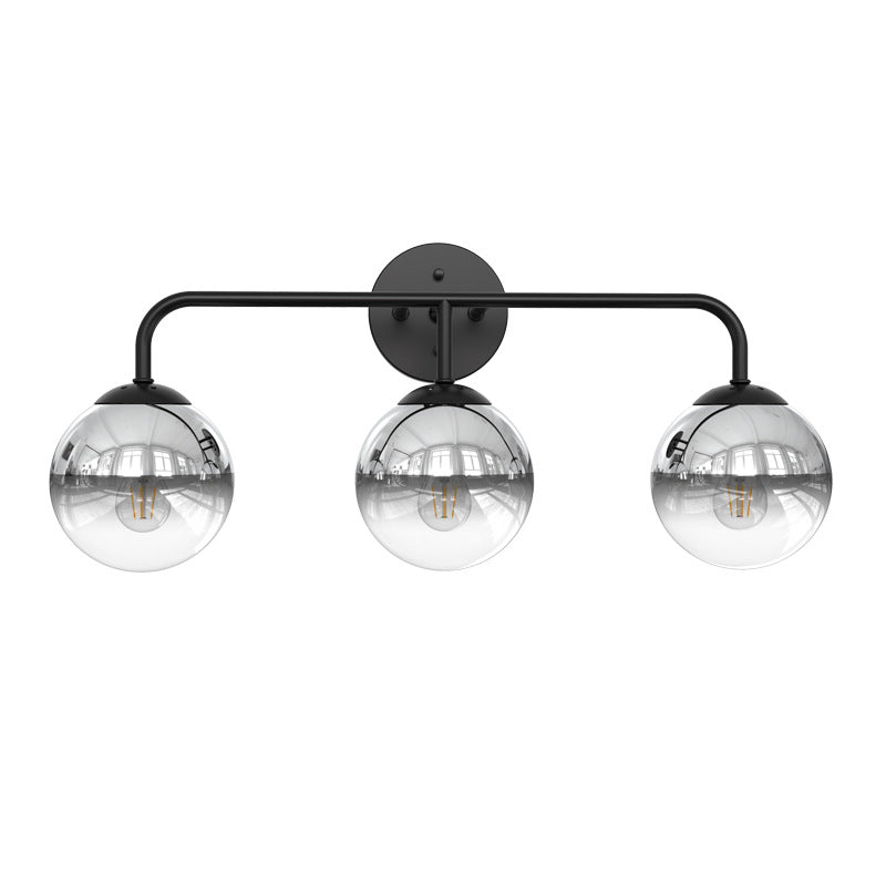 Modern Elegance Black Finish Vanity Light Fixture