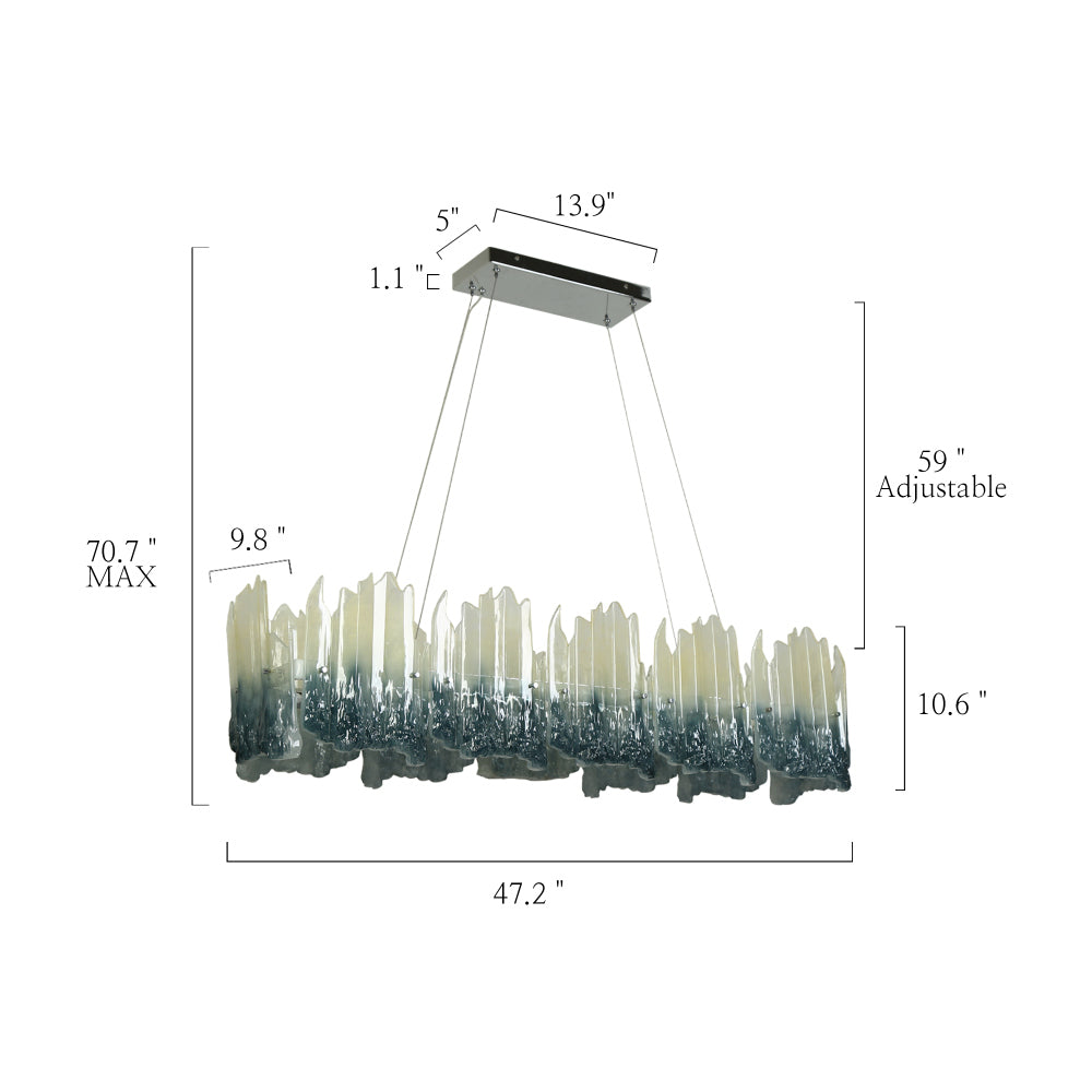 Eclipse Dual-Tone Island Light Fixture