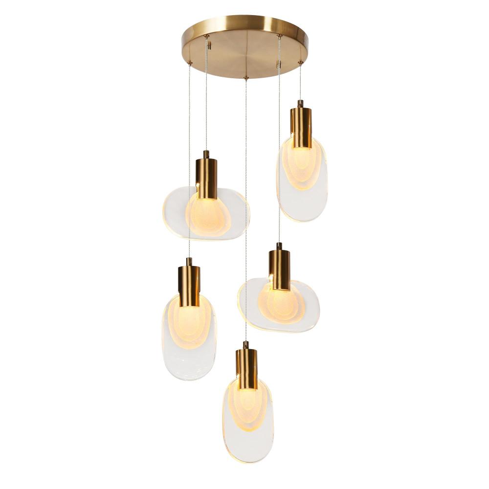 Aurora Handcrafted Glass Chandelier