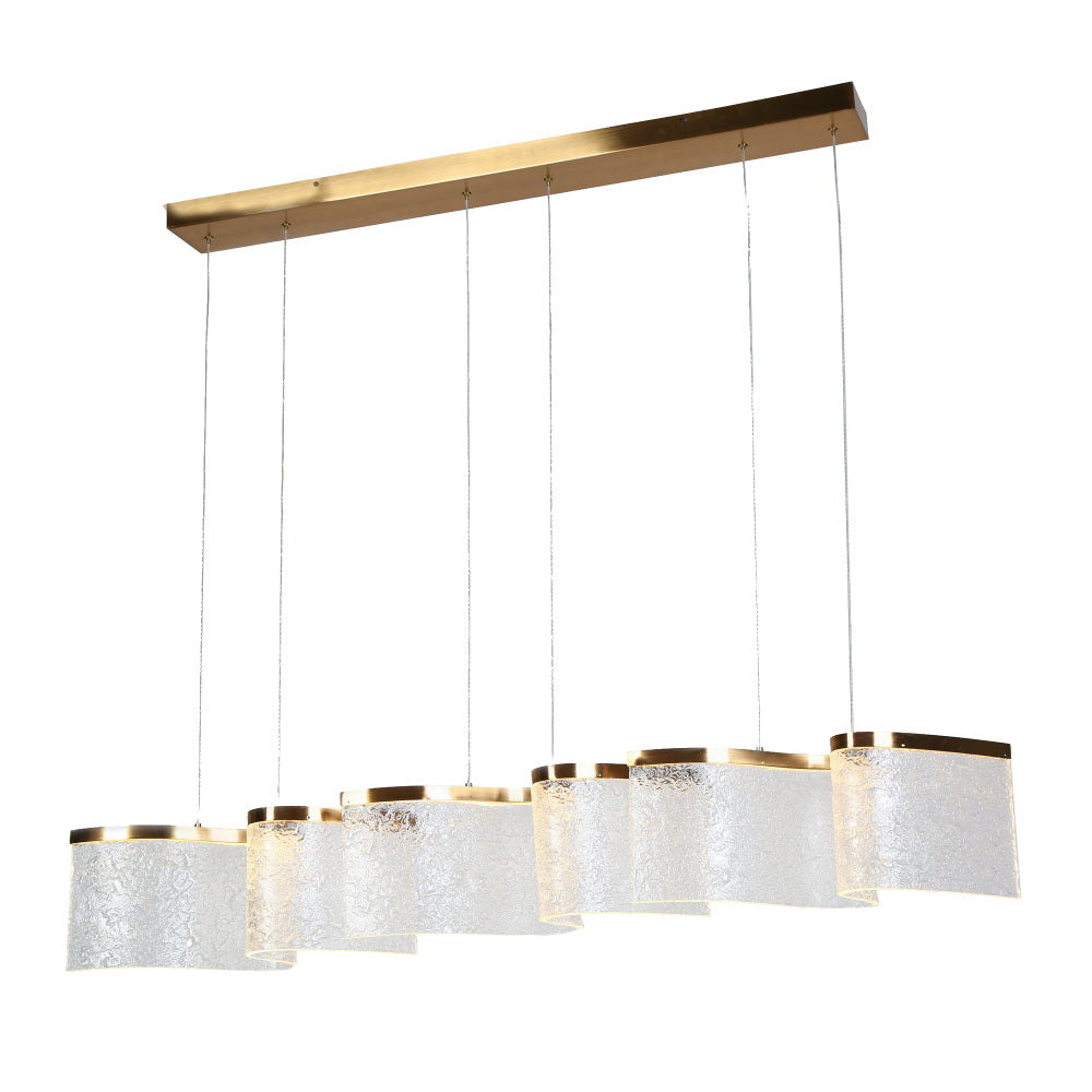 Wave Acrylic Linear Island Light